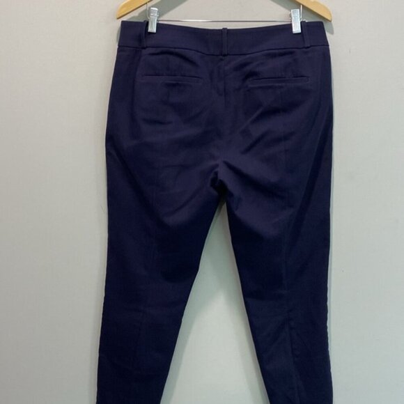 Ann Taylor Loft Blue Julie Skinny Ankle Pants Size 8 - Picture 9 of 15